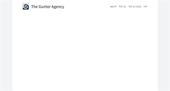 Desktop Screenshot of gunteragency.com