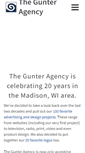 Mobile Screenshot of gunteragency.com